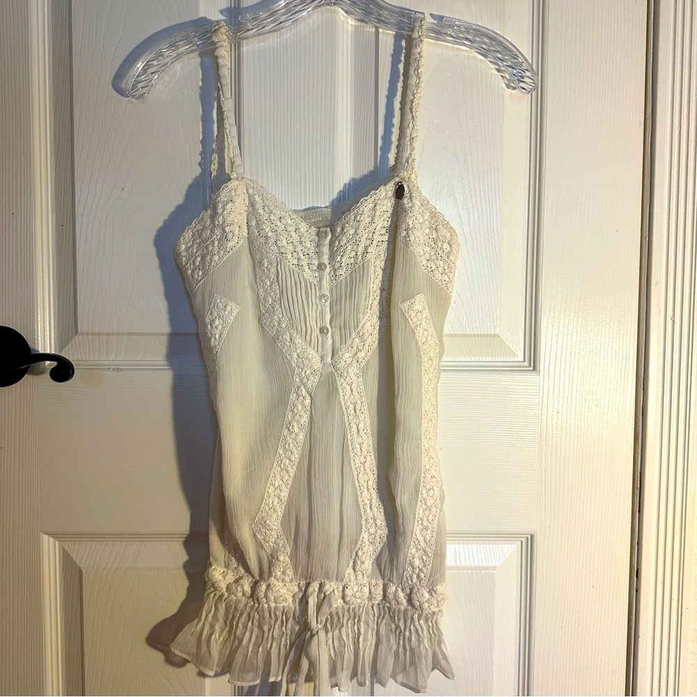 GUESS angels vintage y2k white tank top